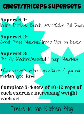 Chest Triceps Supersets