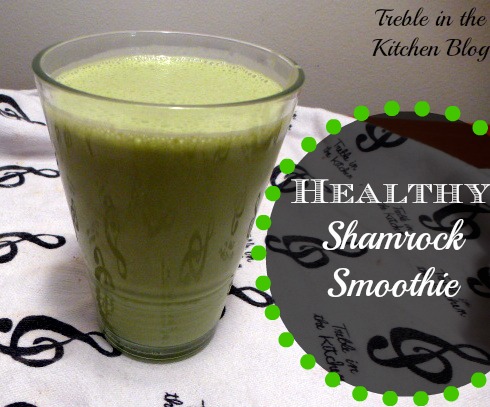 healthy shamrock shake text