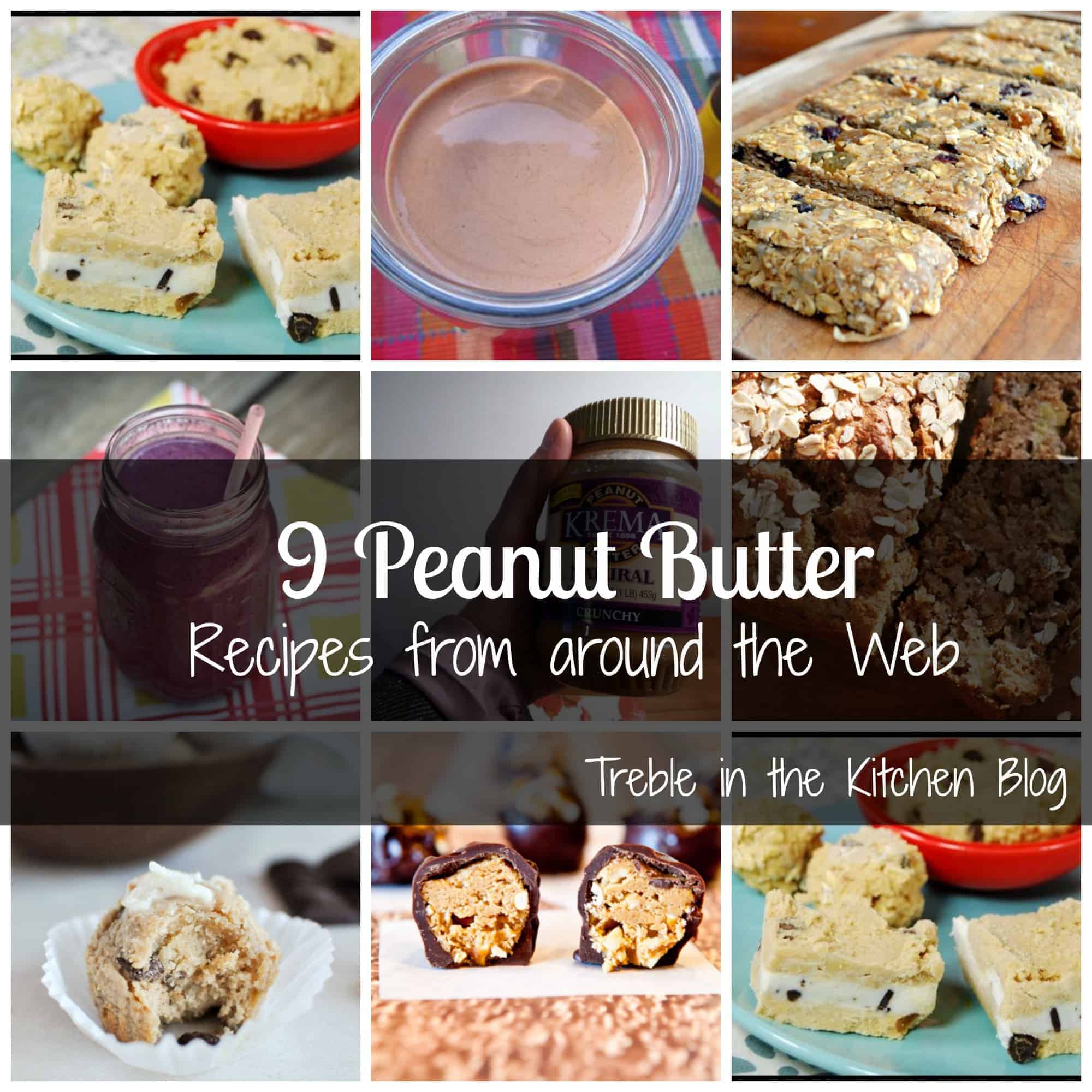 peanut butter recipe roundup text