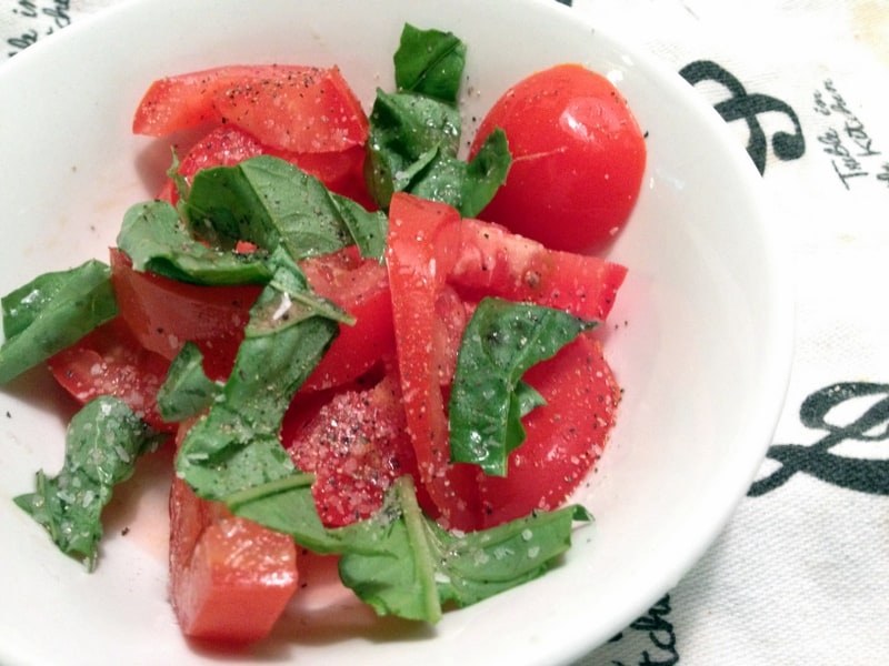 tomato basil salad 2