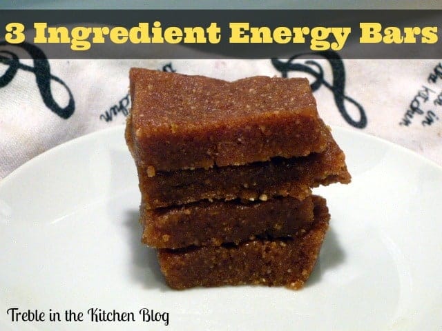 3 ingredient energy bars text
