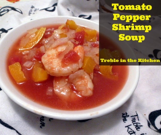 Tomato Pepper Shrimp Soup