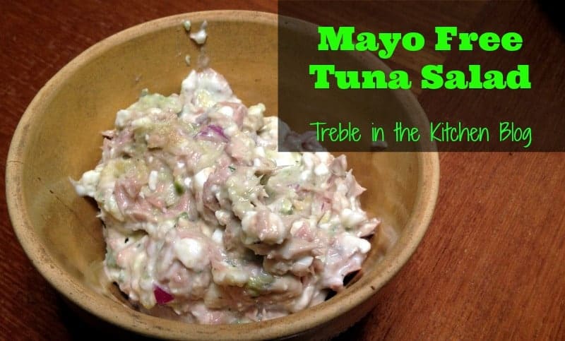 mayo free tuna salad