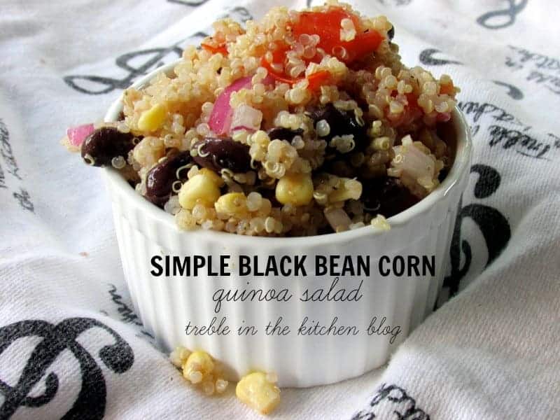 black bean corn quinoa salad