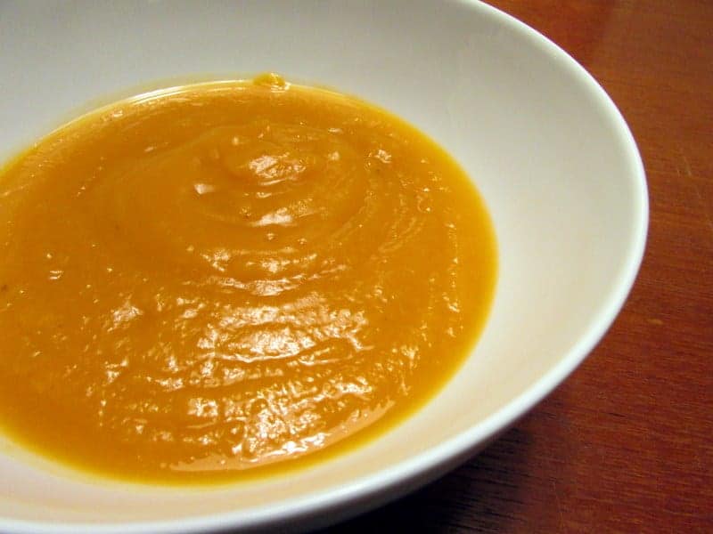 Butternut Squash Soup via Treble in the Kitchen blog