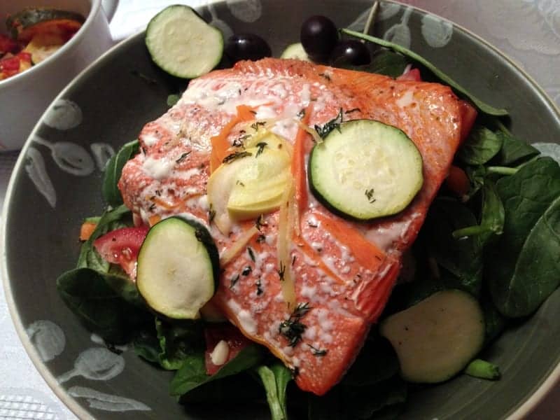vday salmon dinner