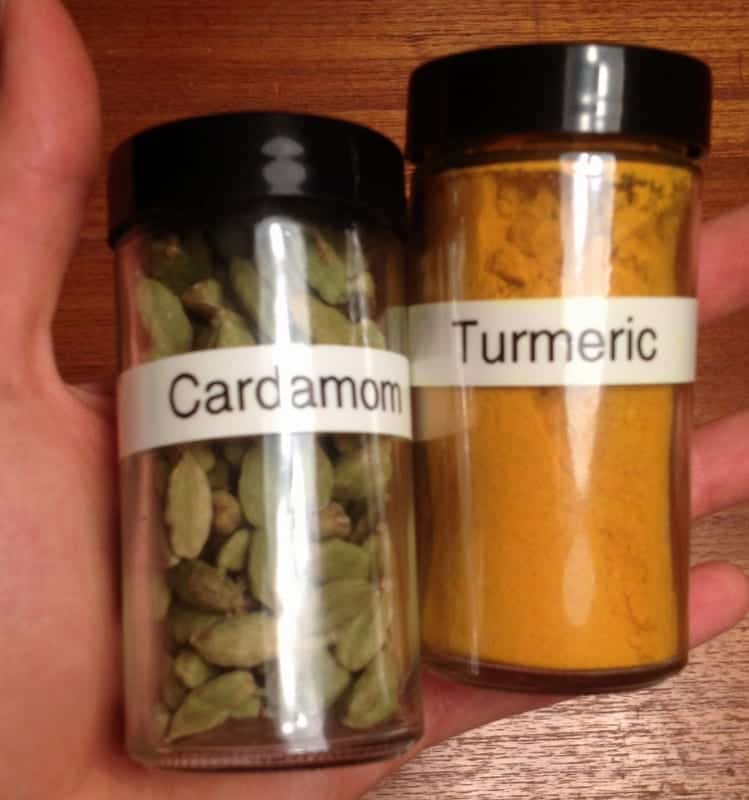 cardamom and tumeric