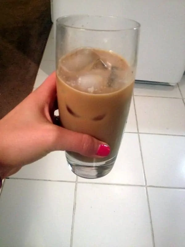 almond milk iced coffee