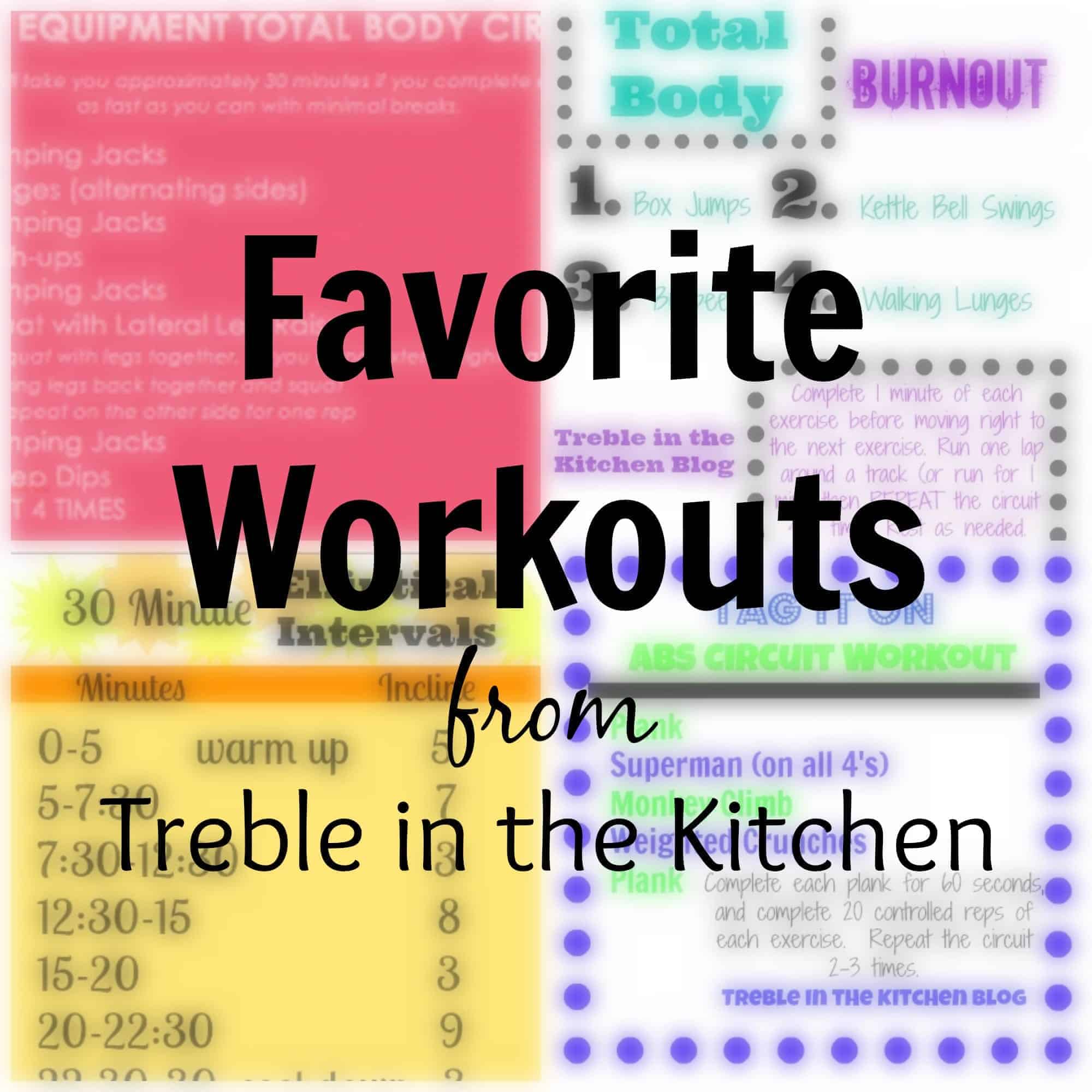 Workout Roundup via Treble in the Kitchen