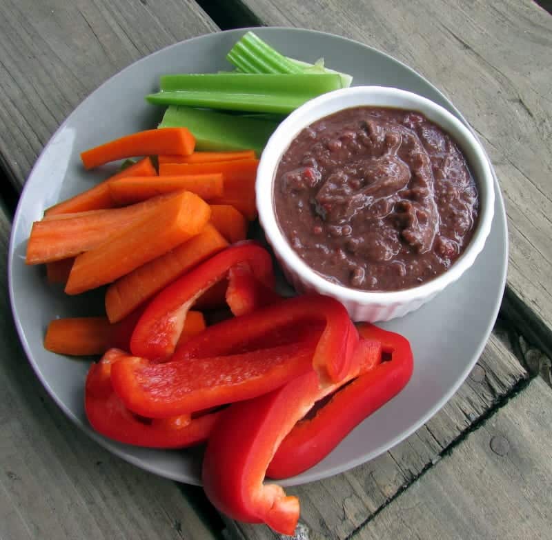 Clean and Simple Black Bean Dip via Treble in the Kitchen