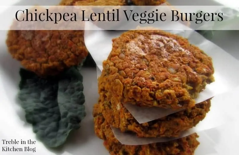 Chickpea Lentil Veggie Burgers via Treble in the Kitchen.jpg