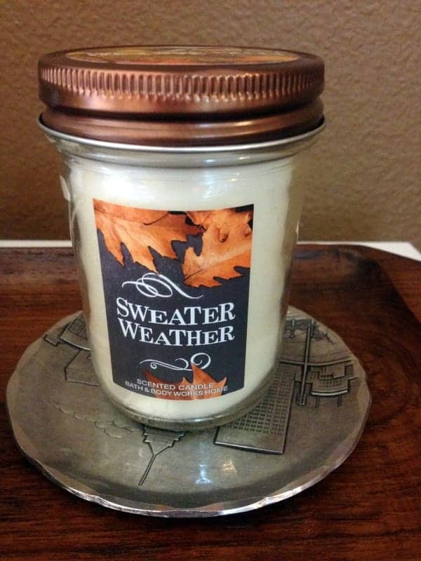 sweater weather candle