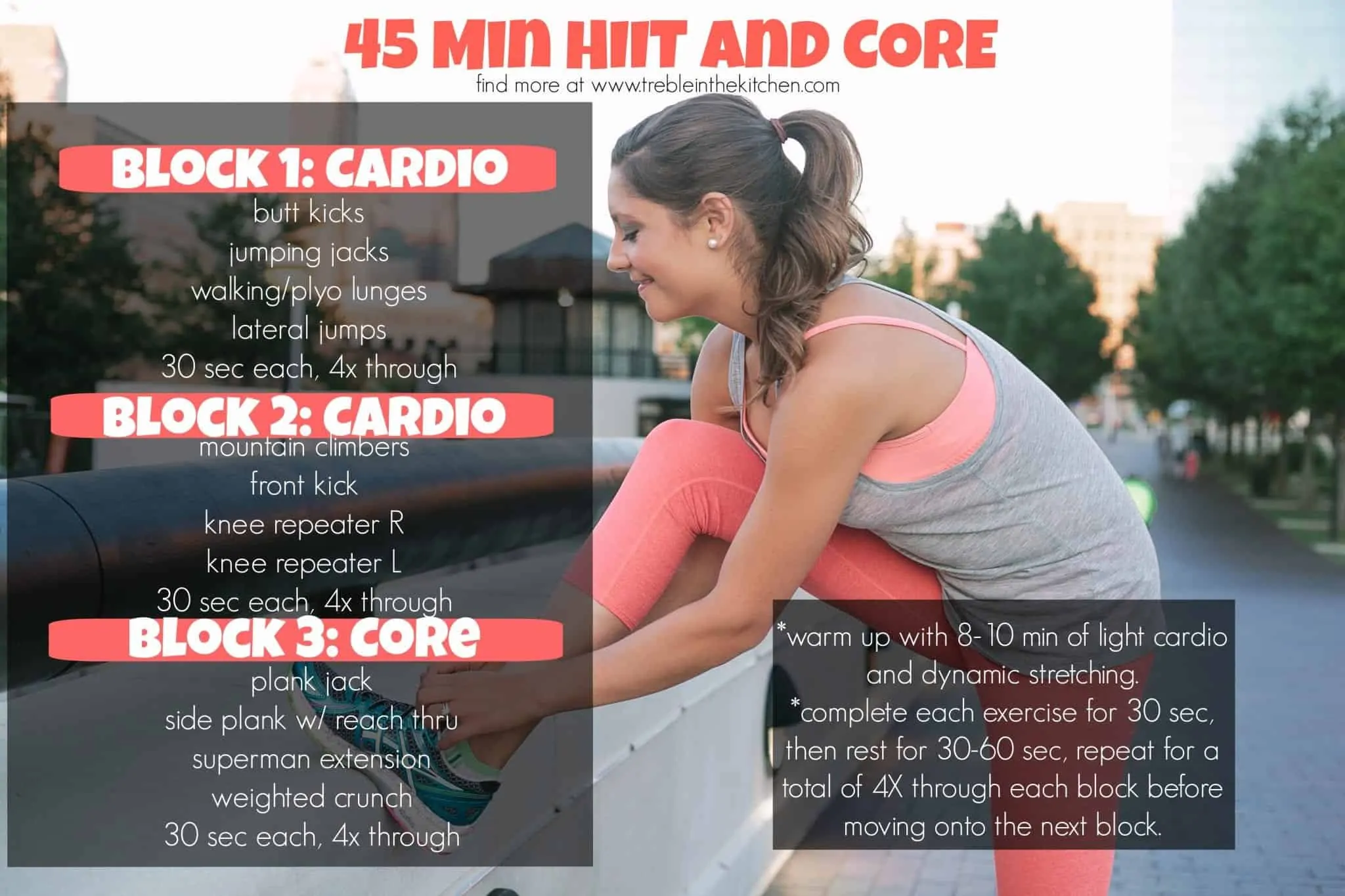 45 Min HIIT and Core