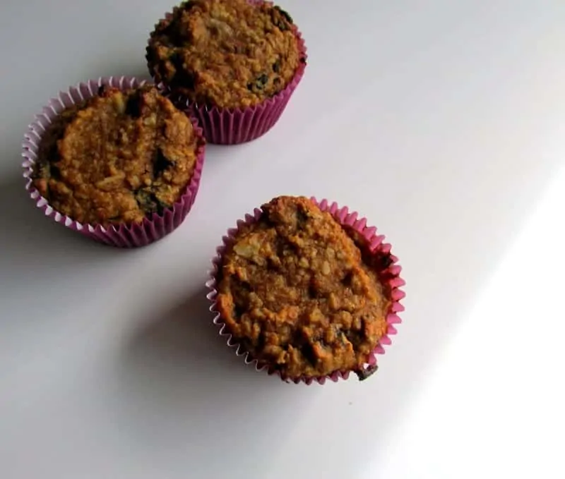 Pumpkin Raisin Nut Muffins 2 via Treble in the Kitchen