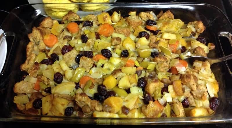 Roasted Root Vegetable Stuffing