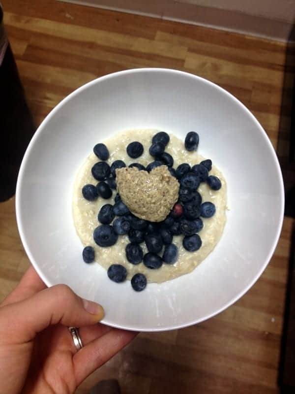 blueberry oats breakfast