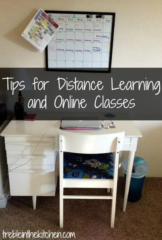 Tips for Distance Learning and Online Classes via Treble in the Kitchen