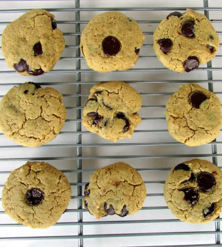 Gluten Free Chocolate Chip Cookies with Rice Flour via Treble in the Kitchen