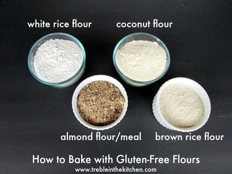 How to Bake with Gluten-Free Flours via Treble in the Kitchen