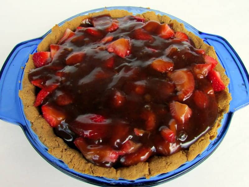 low FODMAP Strawberry Pie via Treble in the Kitchen