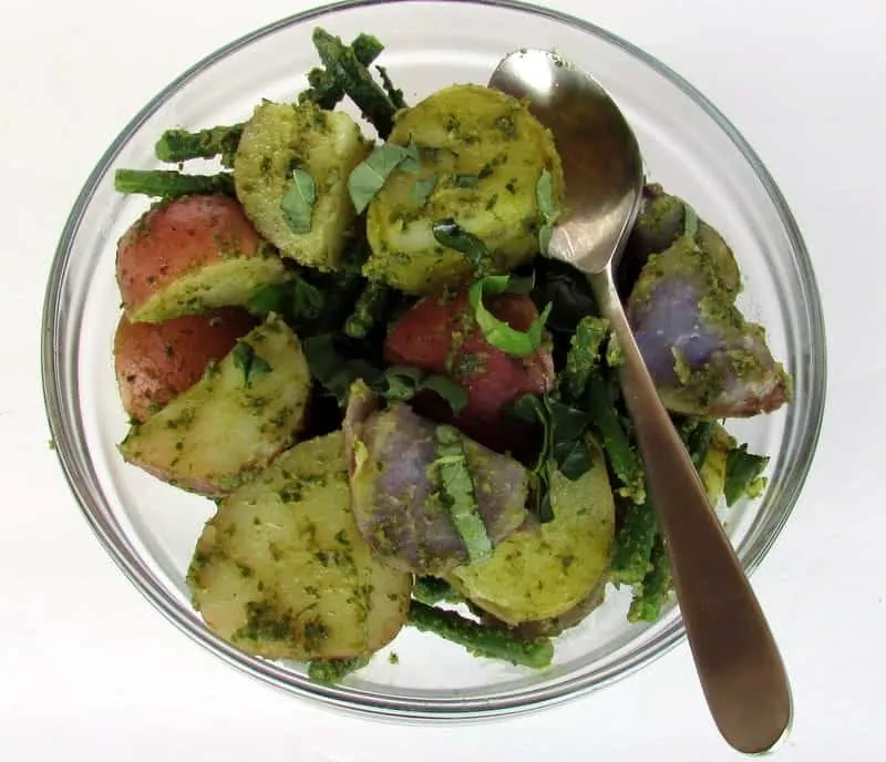 Pesto Potato Salad from Treble in the Kitchen