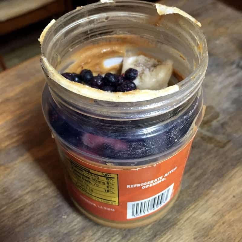 smoothie in pb jar