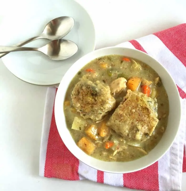 Chicken and Dumplings from Treble in the Kitchen