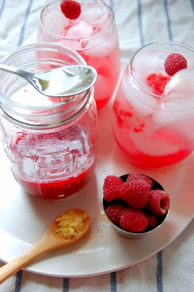 How-to-make-homemade-Raspberry-Ginger-Soda-Syrup-sweetened-naturally-with-honey-and-perfect-as-a-mixer-with-club-soda-or-as-a-base-for-cocktails-Uproot-from-Oregon-681x1024