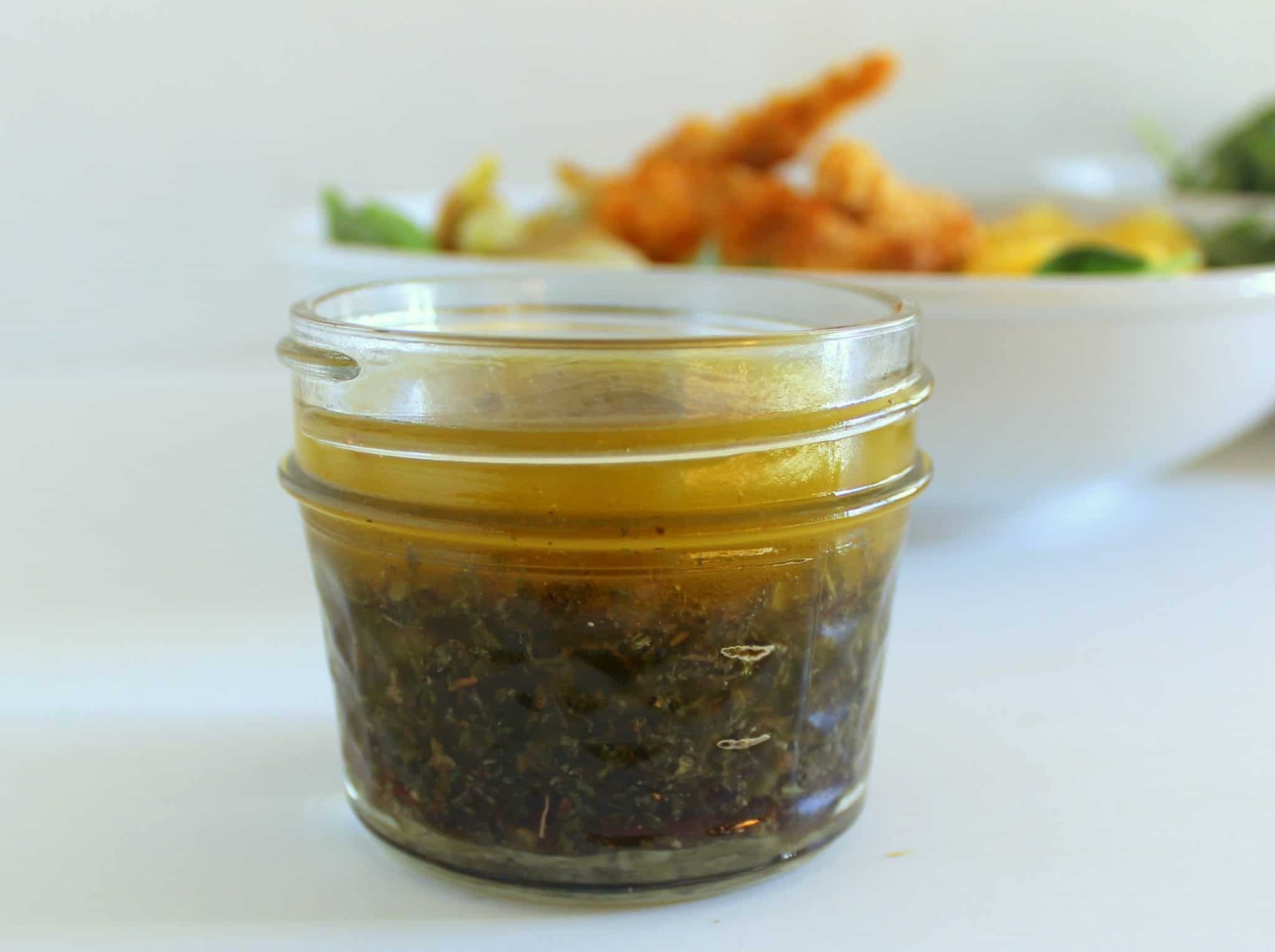 Herby Italian Salad Dressing from Treble in the Kitchen
