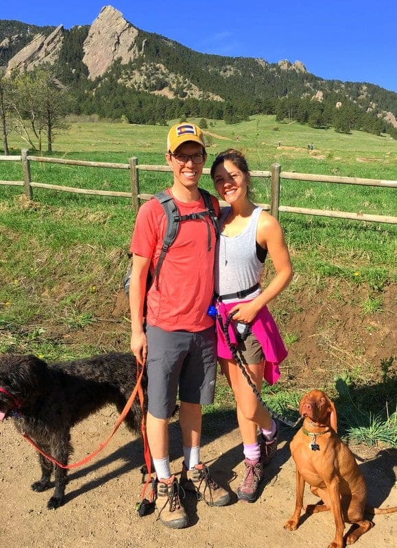 Tara and Brian Flatirons Hike