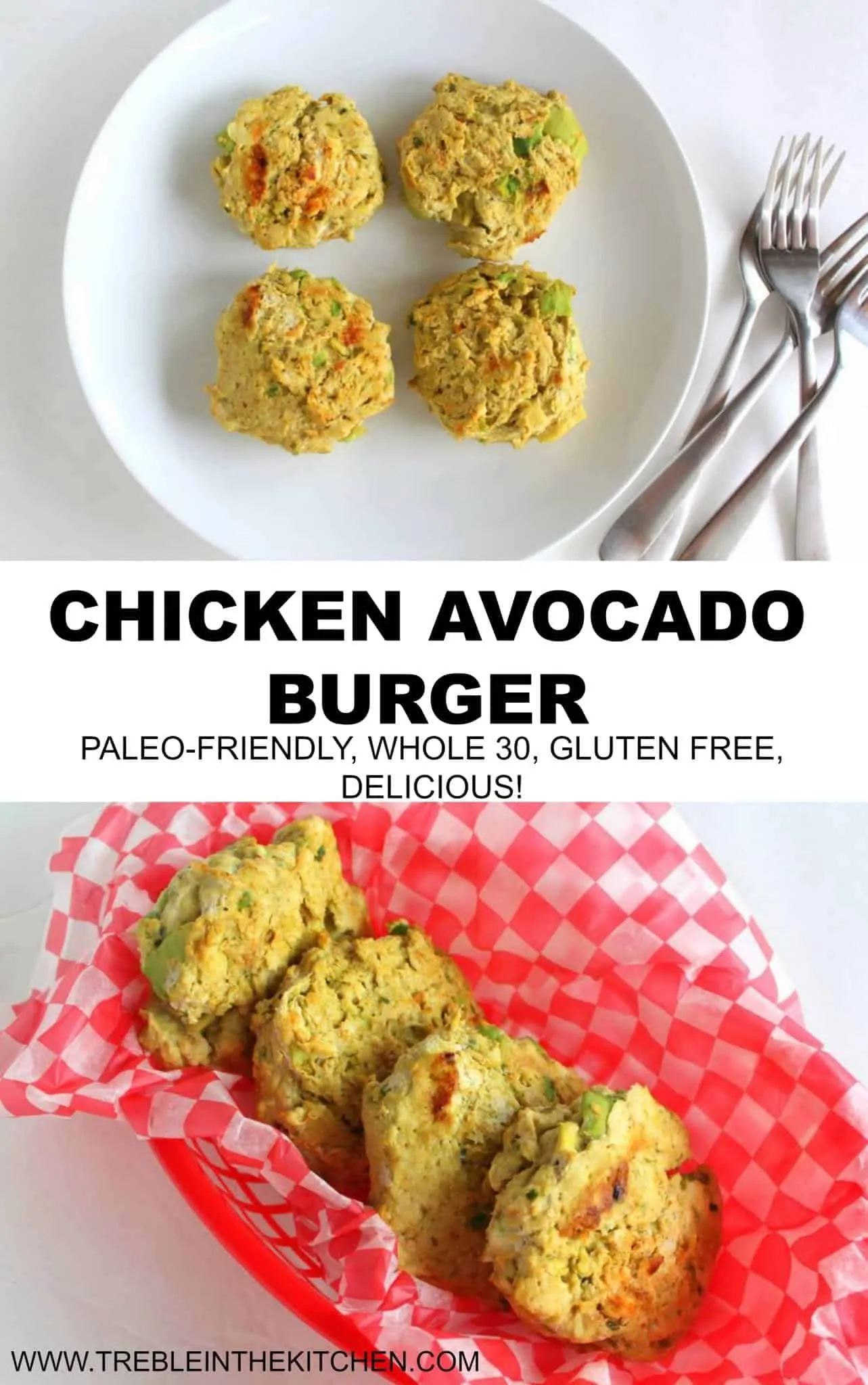 Chicken Avocado Burgers | Treble in the Kitchen