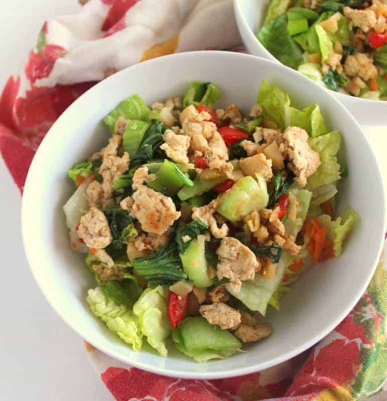 Asian Lettuce Wrap Salad