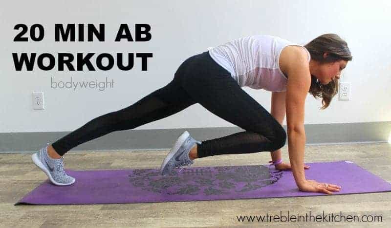 20 MIN AB WORKOUT from Treble in the Kitchen