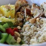 low FODMAP Curry Chicken Bowl from Treble in the Kitchen