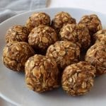 Peanut butter Oatmeal Energy Bites from Treble in the Kitchen low FODMAP, gluten free