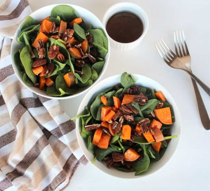 Simple Fall Salad from Treble in the Kitchen