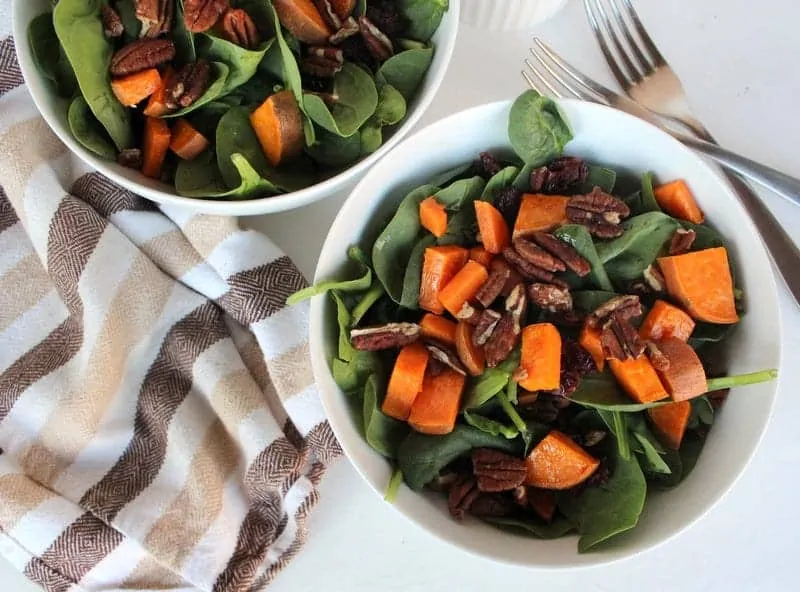 Simple Fall Salad from Treble in the Kitchen
