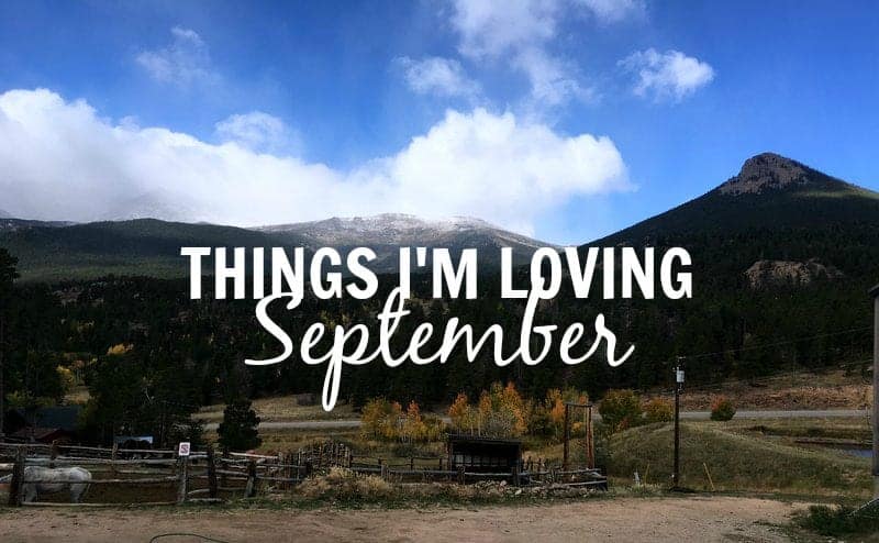Things I'm Loving September from Treble in the Kitchen