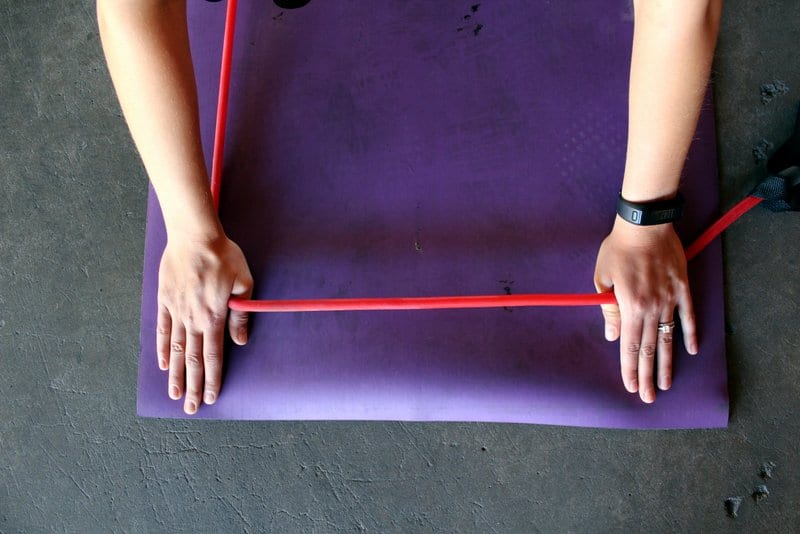 Lower Body Resistance Band Workout from Treble in the Kitchen