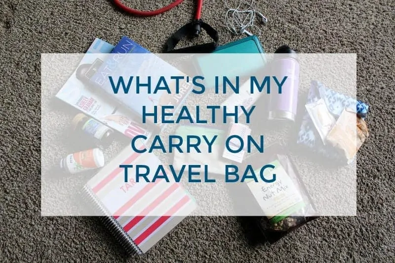 Healthy Travel Carry On from Treble in the Kitchen
