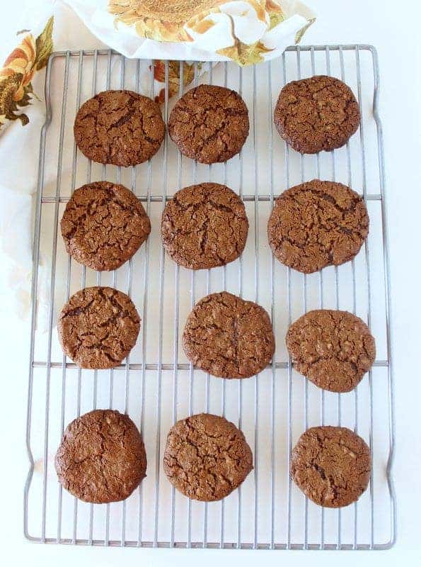 Walnut Ginger Cookies low FODMAP, gluten free, grain free, paleo
