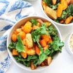 Roasted Vegetable Winter Salad - low FODMAP, vegetarian, vegan, dairy free, gluten free