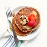 Low FODMAP Pancakes with Crunchy Trailmix Topping