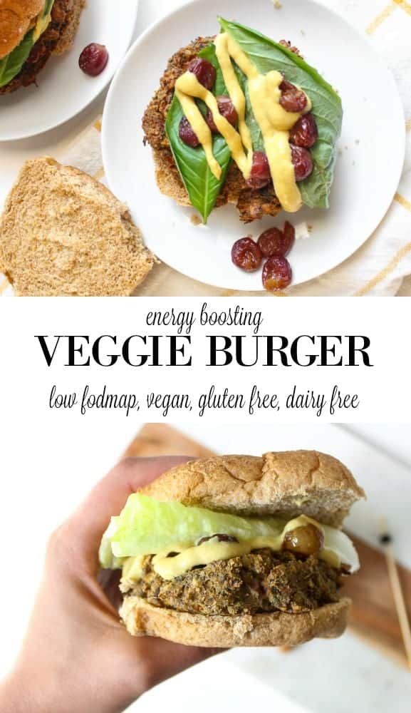 Energy Boosting Veggie Burgers - vegan, gluten free, dairy free, low fodmap #vegan #glutenfree #dairyfree #lowfodmap #joyssimplefoodremedies