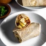 low FODMAP Potato Breakfast Burrito #lowfodmap #tararochfordnutrition