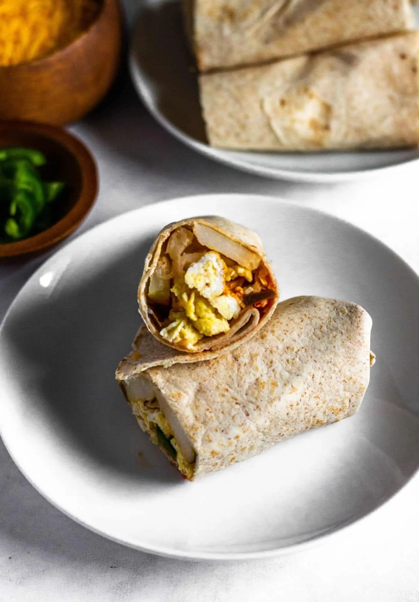 low FODMAP Potato Breakfast Burrito #lowfodmap #tararochfordnutrition