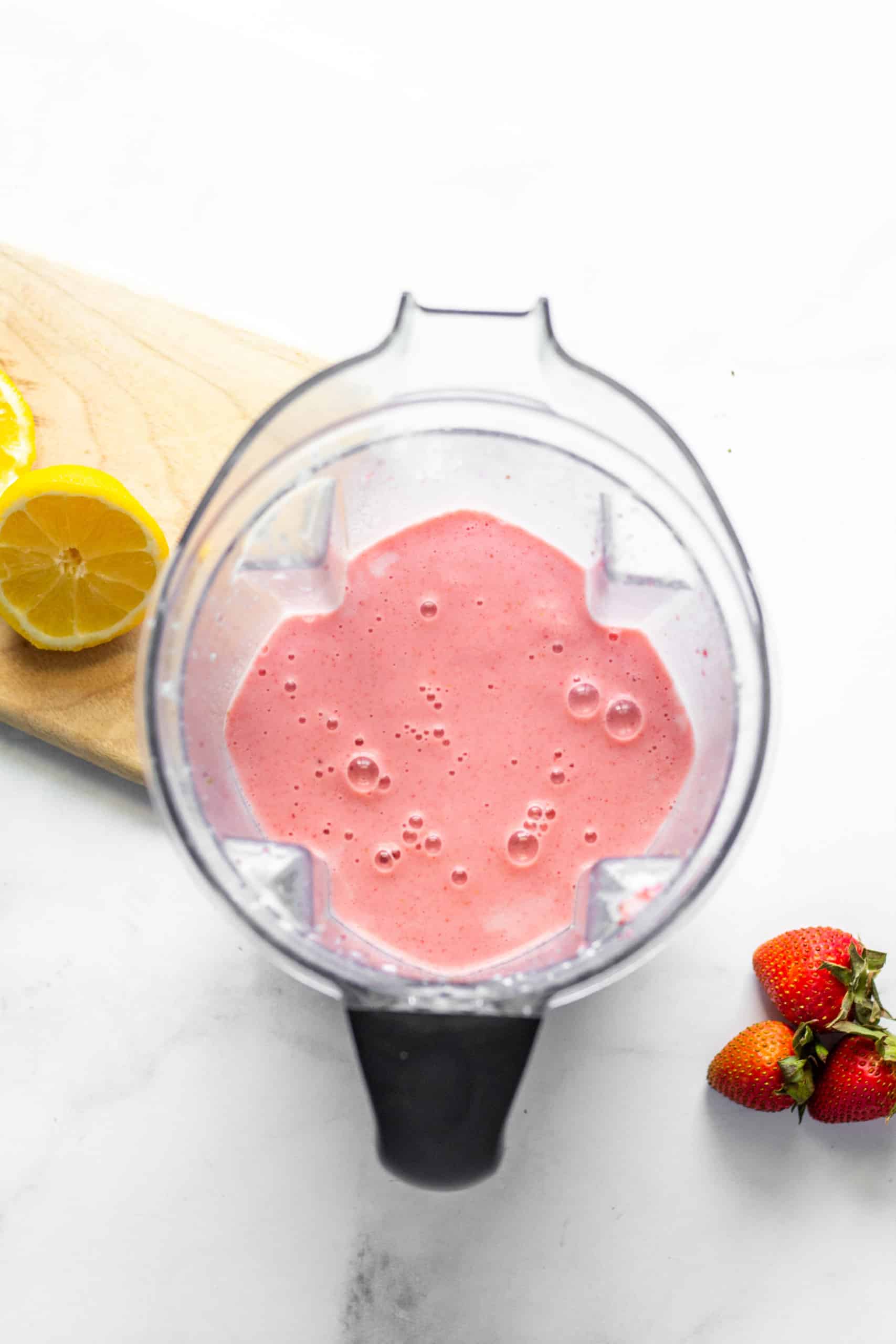 Strawberry Lemonade Smoothie #tararochfordnutrition #glutenfree