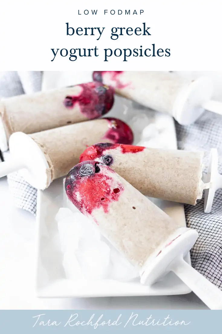 Berry Greek Yogurt Popsicles #berrypopsicle #healthypopsicle #glutenfree